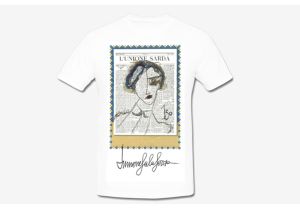 t-shirt uomo Joyce Lussu incorniciata